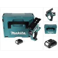 Makita SD 100 DA1J 10,8 V Akku Gipskartonsäge Trockenbausäge im Makpac + 1 x 2,0 Ah Akku - ohne Ladegerät