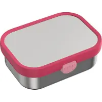 Mepal Campus Edelstahl Bento Brotdose mit Gabel - Cool pink - Vesperdose
