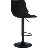 CLP Barhocker Jerry Kunstleder Schwarz/Schwarz