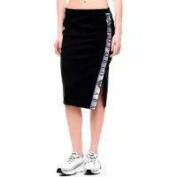 EA7 für Damen. 7W001156_AF12501 Rock Natural Ventus schwarz (XS), Lässig, Recyceltes Polyester