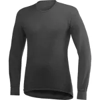 Woolpower - Crewneck 200 - Longsleeve Gr 3XL grau/schwarz