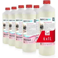 Höfer Chemie 6x1 L BAYCINEX Grundreiniger für Pools gegen Kalk- und Schmutzablagerungen