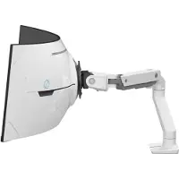 Ergotron HX Series HX ARM MIT VHD GELENK, TISCHHALTERUNG (WEISS), FÜR 1000R 57" MONITORE, Klemme, 17 kg, 144,8 cm (57"), 100 x 100 mm, Höhenverstellung, Weiß