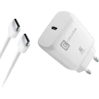 Cellularline Super Fast Charger Kit 25W - USB-C to USB-C - Samsung, Drinnen, AC, 1 m, Weiß