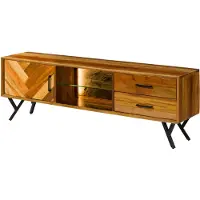 MASSIVMOEBEL24.DE MASSIVMOEBEL24 TV-Board Altholz 180x40x56 natur lackiert AVIGNON #100