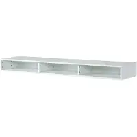 MASSIVMOEBEL24.DE Lowboard Buche 180x43x17 weiß lackiert WIEN #117