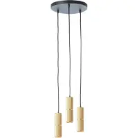 Brilliant Hängelampe mit 3 Leuchten Marty Ø 30cm gold