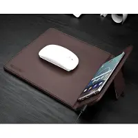 Cellonic Mauspad + Wireless Ladegerät für Qi-fähige Smartphones, iPhone Galaxy Nexus Huawei Induktionsladegerät Ladestation Ladepad kabelloses Laden induktiv Wireless Charger Ladematte Mausunterlage