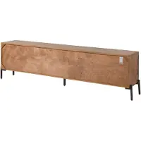 MASSIVMOEBEL24.DE MASSIVMOEBEL24 TV-Board Altholz 225x40x63 natur lackiert LYON #122