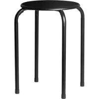4Living Robuster, pflegeleichter Metall Rundhocker, mehrfarbig, Ø 30 cm, 44 cm hoch, für Innen- und Außenbereich