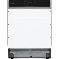 Telefunken Geschirrspüler 60 cm teilintegrierbar, Einbau Spülmaschine, 12 Maßgedecke, 6 Programme, AquaStop, GET6012DI