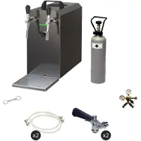 Ich-zapfe Komplettset Bierzapfanlage Stream 50 2-Leitungen Trockenkühler 50 l/h