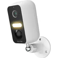 Beafon Safer 3L, IP-Sicherheitskamera, Draußen, Kabellos, Amazon Alexa & Google Assistant, Wand, Schwarz, Weiß