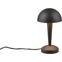 TRIO Leuchten Tischlampe Canaria schwarz Matt Metall