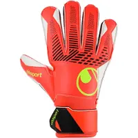 Uhlsport Torwarthandschuhe FM ZNE Starter Soft 101142301 4 - Fluo Rot/Weiß/Fluo Gelb - 4