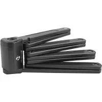 M-Wave Fahrrad Falt Schloss F 1240/8 Folding Lock Schloß + Schlüssel und Halter