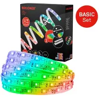 Briloner Pimp Your Stripe Starterset LED Strip 2m, WiFi, RGB+W