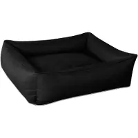 BedDog Hundebett MAX,(XL) ca. 100x85x23cm,BLACK (schwarz)