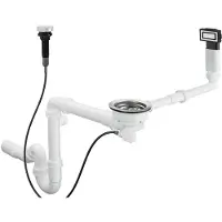 Hansgrohe 43931800 Automatische Ab- und Überlaufgarnitur