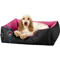BedDog Hundebett LUPI Hundekissen Hundekorb mit Waschbarem Bezug