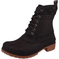 Kamik Damen Winterstiefel Stiefel Sienna Mid L WK2067 Schwarz