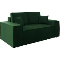 Mirjan 24 Schlafsofa Malaga Small mit Schlaffunktion und Bettkasten, Polstercouch, Stilvoll Polstersofa vom Hersteller (Farbe: Manila 35)