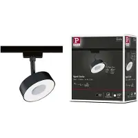 Paulmann URail LED-Spot Circle, 3-step-dim, 4.000K, schwarz