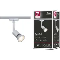 Paulmann URail Schienenspot Salt, chrom matt, GU10