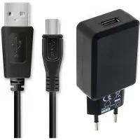 Cellonic Ladegerät + USB Kabel 1m kompatibel mit Blackview BV4900, BV4900s, BV5500, BV5500 Plus, BV5800, BV6000, Ladekabel Micro USB Handyladekabel Handyladegerät 3A Anschluss Stecker