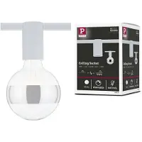 Paulmann URail Ceiling Socket E27, weiß