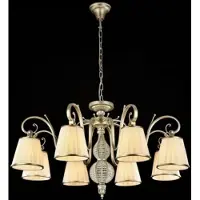 Casa Padrino Barock Decken Kronleuchter Antik Gold 82 x H 49 cm - Luxus Metall Lüster im Antik Stil
