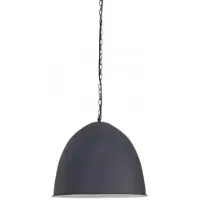 Casa Padrino Hängeleuchte Deckenleuchte im Industrial Design Weiß Durchmesser 50 x H 42,5 cm - Industrie Lampe Leuchte