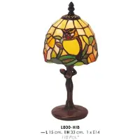 Casa Padrino Tiffany Tischleuchte Ø 15 x H. 33 cm - Luxus Schreibtischleuchte