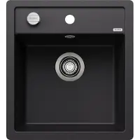 BLANCO Granitspüle "DALAGO 45-F", schwarz, B:50cm H:19cm T:46cm, Verbundwerkstoff, Küchenspülen, Granitspüle, erhältlich in mehreren Farben