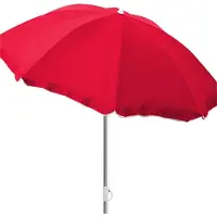 Mojawo Sonnenschirm rund Ø1,80m rot Nylon