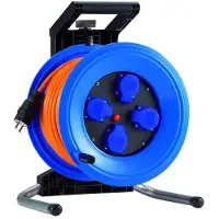 Hedi Kabeltrommel 40 m Professional Plus 320 H07BQ-F 3G1,5 4 Einzel-Steckdosen