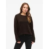 Vila Viliga Rundhals Strickpullover