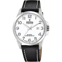 Festina Armbanduhr Swiss Made White - Black