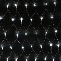 Linder Exclusiv GmbH LED Lichternetz weiß 300x300cm Weihnachts- und Pavillionbeleuchtung