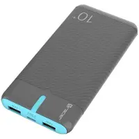 Tracer EnerGo, 10000 mAh, 3,7 V, Blau, Grau