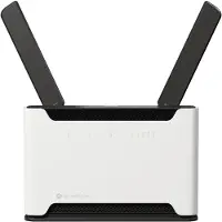 Mikrotik Chateau 5G R17 ax, Wi-Fi 6 (802.11ax), Dual-Band (2,4 GHz/5 GHz), Ethernet/LAN, 5G, Schwarz, Grau, Desktop-/Pol-Router