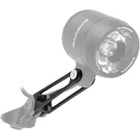 M-Wave QRIR Extender Lampenhalter, CNC-gefrästes Aluminium, schwarz, kompatib...