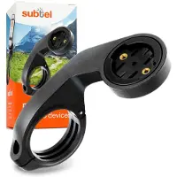 Subtel Fahrradhalterung – Lenkerhalter für Navi, GPS & Fahrradcomputer – kompatibel mit Garmin Edge 1040, 1030, 1000, 830, 820, 800, 530, 520, 500 – für Lenker Ø 25mm a 35mm – Schwarz