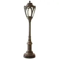 Casa Padrino Luxus Standleuchte Lincoln Park aus massivem Messing, Höhe 85 cm, Durchmesser 19 cm, Gold