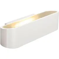 SLV 151411 OSSA R7s 300 Wandleuchte oval weiss R7s 118mm max. 120W up down