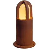 SLV Rusty Cone 40 rostbraune Sockelleuchte 40 cm