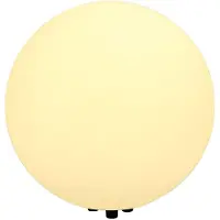 SLV 227221 ROTOBALL 50, Outdoor Standleuchte, TC-(D,H,T,Q)SE, IP44, Kugel, weiß, Ø 50 cm, max. 24 W