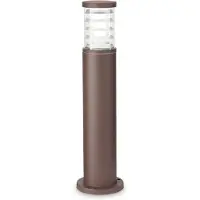 Ideal Lux Moderne Stehlampe für draußen Aluminium Kaffee 1 Licht E27 H60Cm