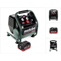 Metabo Power 160-5 18 LTX BL OF Akku Kompressor 18 V 8,0 bar Brushless + 1x Akku 10,0 Ah - ohne Ladegerät