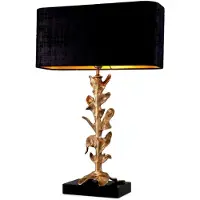 Casa Padrino Luxus Tischleuchte Vintage Messing / Schwarz 50 x 22 x H. 79 cm - Schreibtischleuchte mit Lampenschirm und Granitsockel - Luxus Tischleuchten - Luxus Schreibtischleuchten